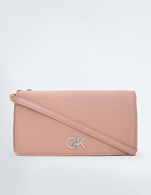 Calvin Klein Twist Lock Double Gusset Sling Bag