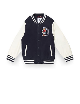 U S Polo Assn Kids Boys Chuck Varsity Bomber Jacket