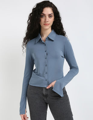 シャツ/ブラウス(長袖/七分) beautiful people - beautiful people cu/pa typewriter shirt Buy Calvin Klein Jeans Modal Long Sleeve Shirt - NNNOW.com