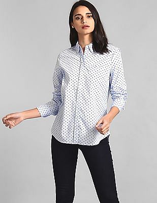 gap polka dot shirt
