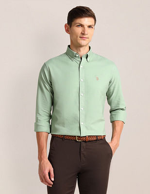 U S Polo Assn Tailored Fit Solid Shirt