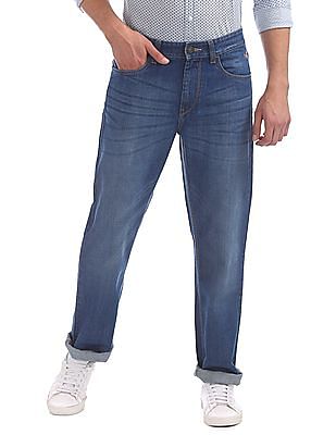 mid rise regular fit jeans