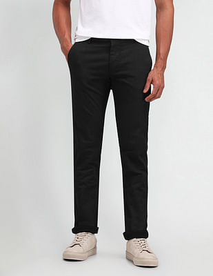 Arrow Sport Denver Slim Fit Solid Trousers