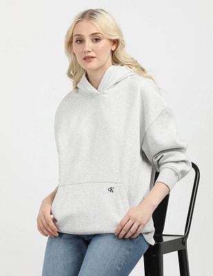 Calvin Klein Jeans Mixed Logo Relaxed Hoodie