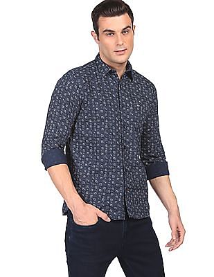 Arrow Sports Manhattan Slim Fit Printed Casual Shirt