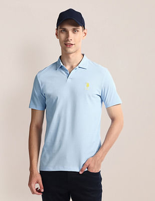 U S Polo Assn Solid Slim Fit Polo Shirt