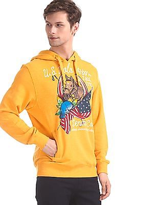 us polo yellow sweatshirt