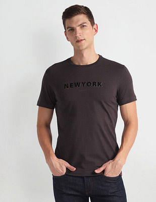 Arrow Newyork Crew Neck Brand Print T-Shirt