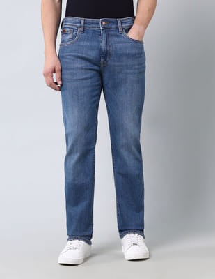 Buy Polo Denim Mid Rise Harold Slim Straight Fit