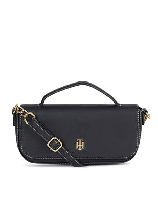 Tommy Hilfiger Solid PU Sling Bag