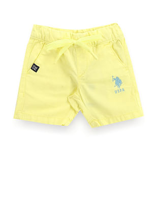 U S Polo Assn Kids Boys Solid Cotton Shorts