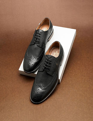 Arrow Men Textured Denise Oxford Shoes