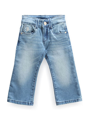 U S Polo Assn Kids Boys Slim Fit Stone Wash Jeans