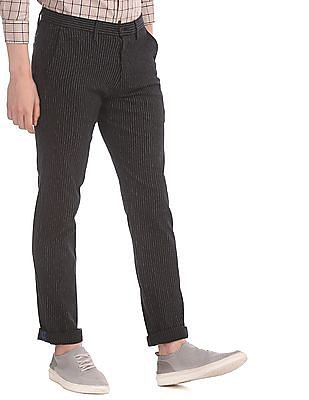 black striped trousers mens