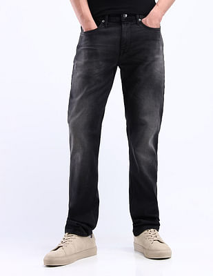 Flying Machine Mid Rise Freddie Slim Straight Fit Jeans