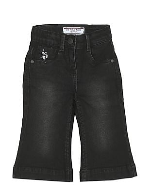 U S Polo Assn Kids Stone Wash Bootcut Jeans