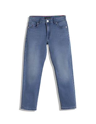 Tommy Hilfiger Kids Boys Modern Straight Fit Jeans