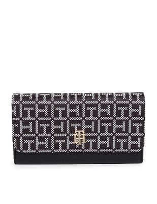 Tommy Hilfiger Monogram Jacquard Thelma Continental Wallet