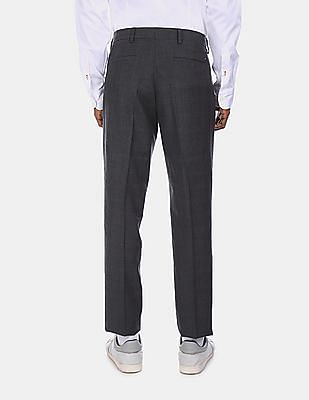 Slim fit trousers with central seam  Massimo Dutti