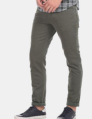 Grey Check Indigo Nation Cheque Trouser Slim Fit Size Medium