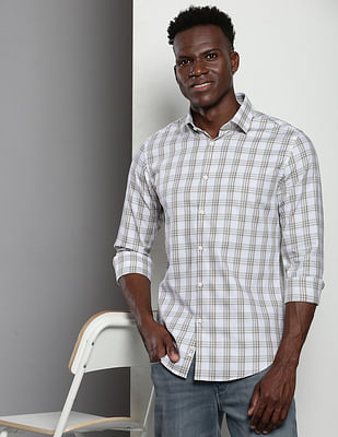 Buy Calvin Klein Tartan Check Twill Shirt - NNNOW.com