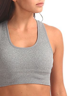 Buy Aeropostale Racer Back Heathered Sports Bra - NNNOW.com