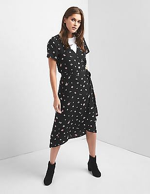 gap floral midi dress