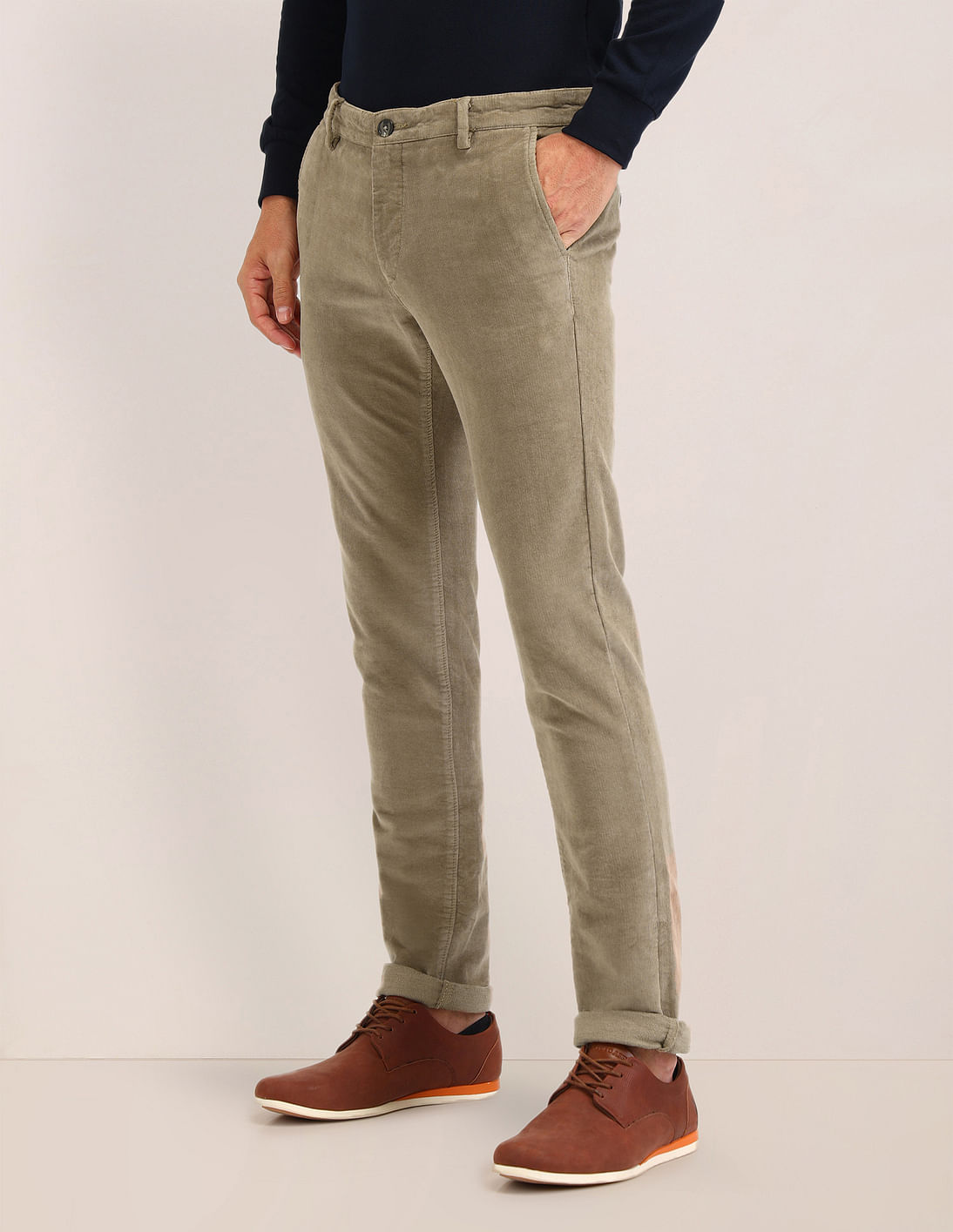【COLOR iN ID】Denver cotton pants Buy U.S. Polo Assn. Denver Slim Solid Trousers - NNNOW.com