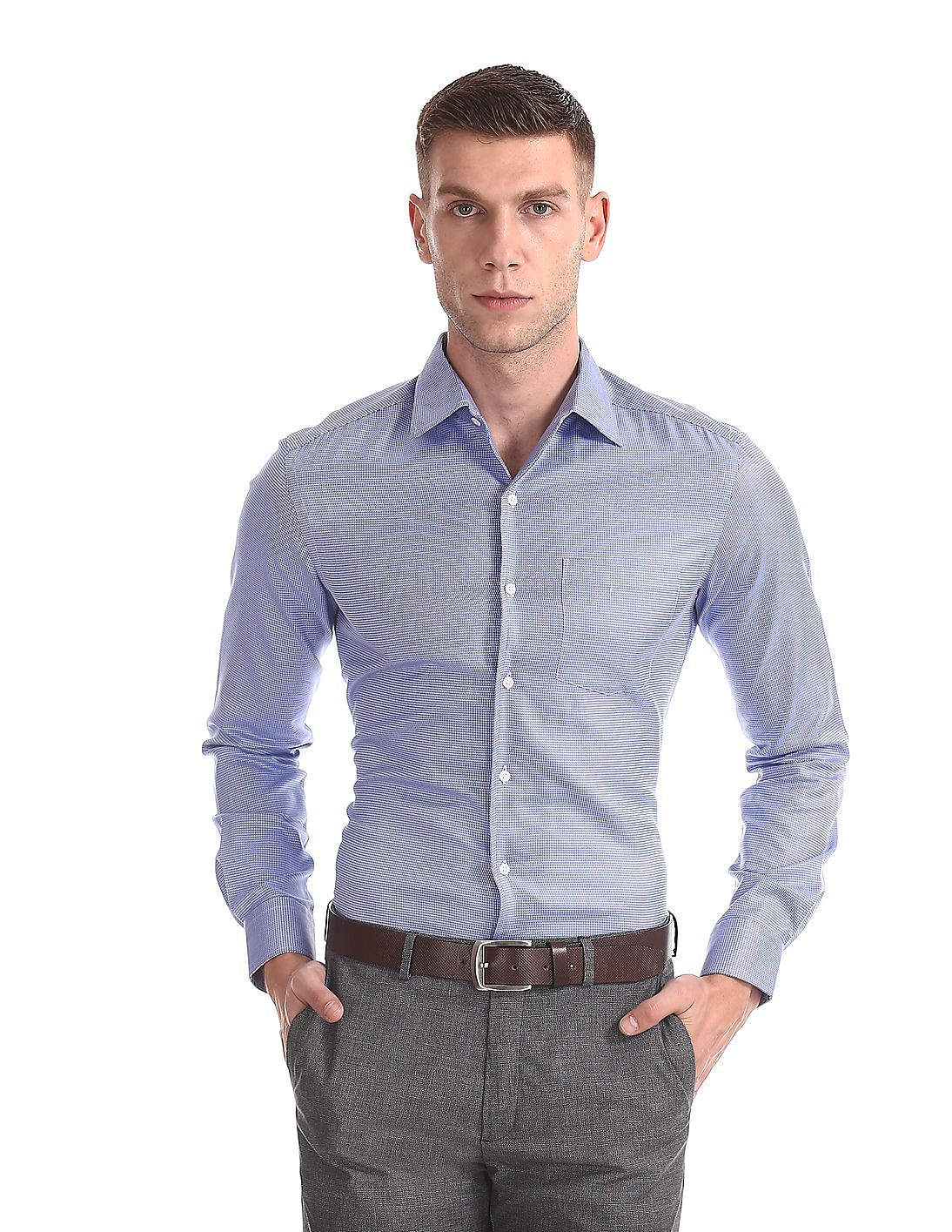 Buy Arrow Long Sleeve Slim Fit Shirt - NNNOW.com