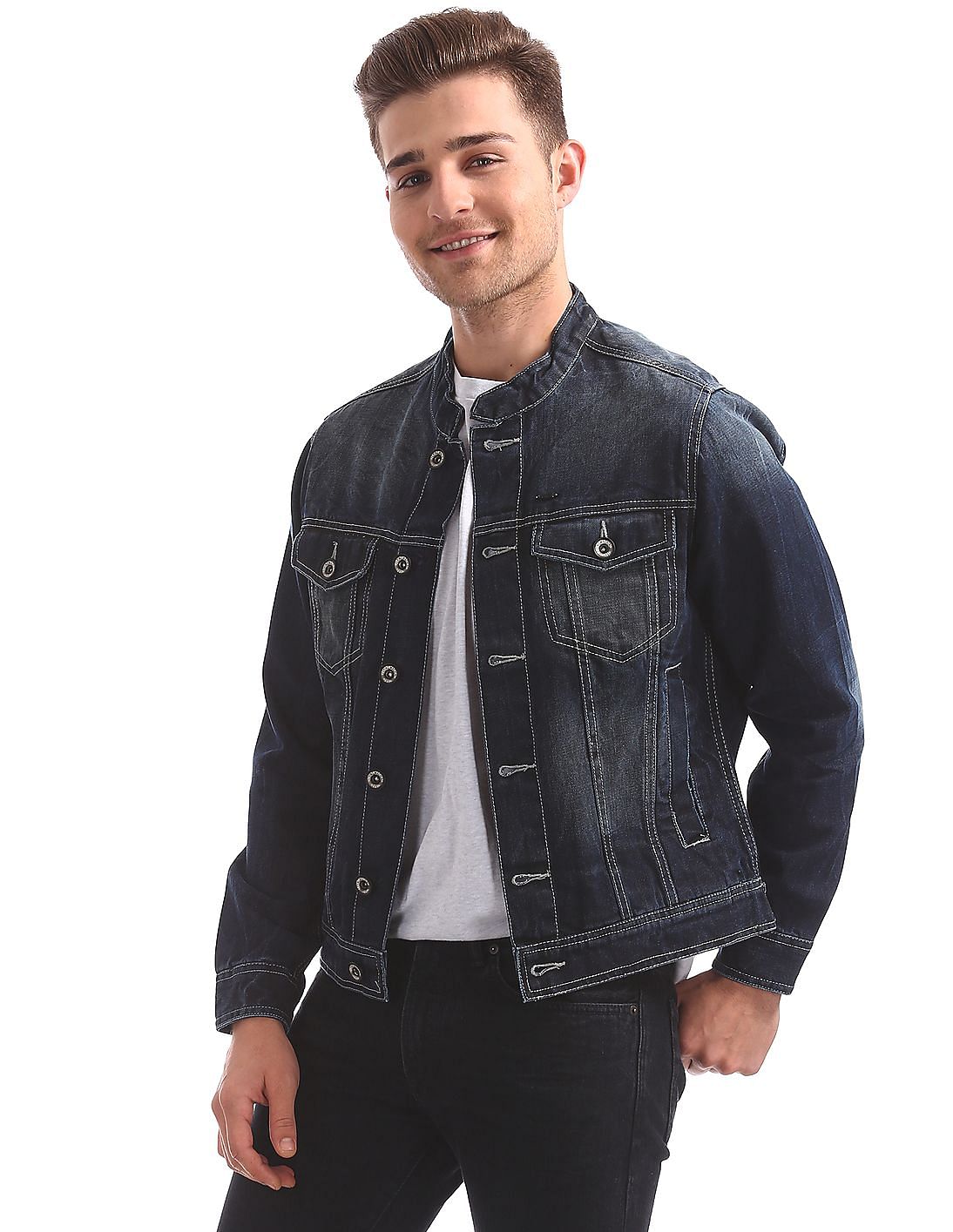 New Manual CH DENIM JACKET ONE-WASHED-