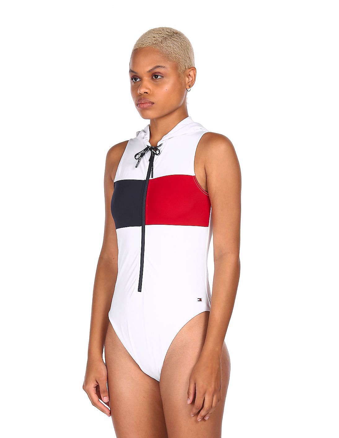 Tommy hilfiger hooded deals swimsuit