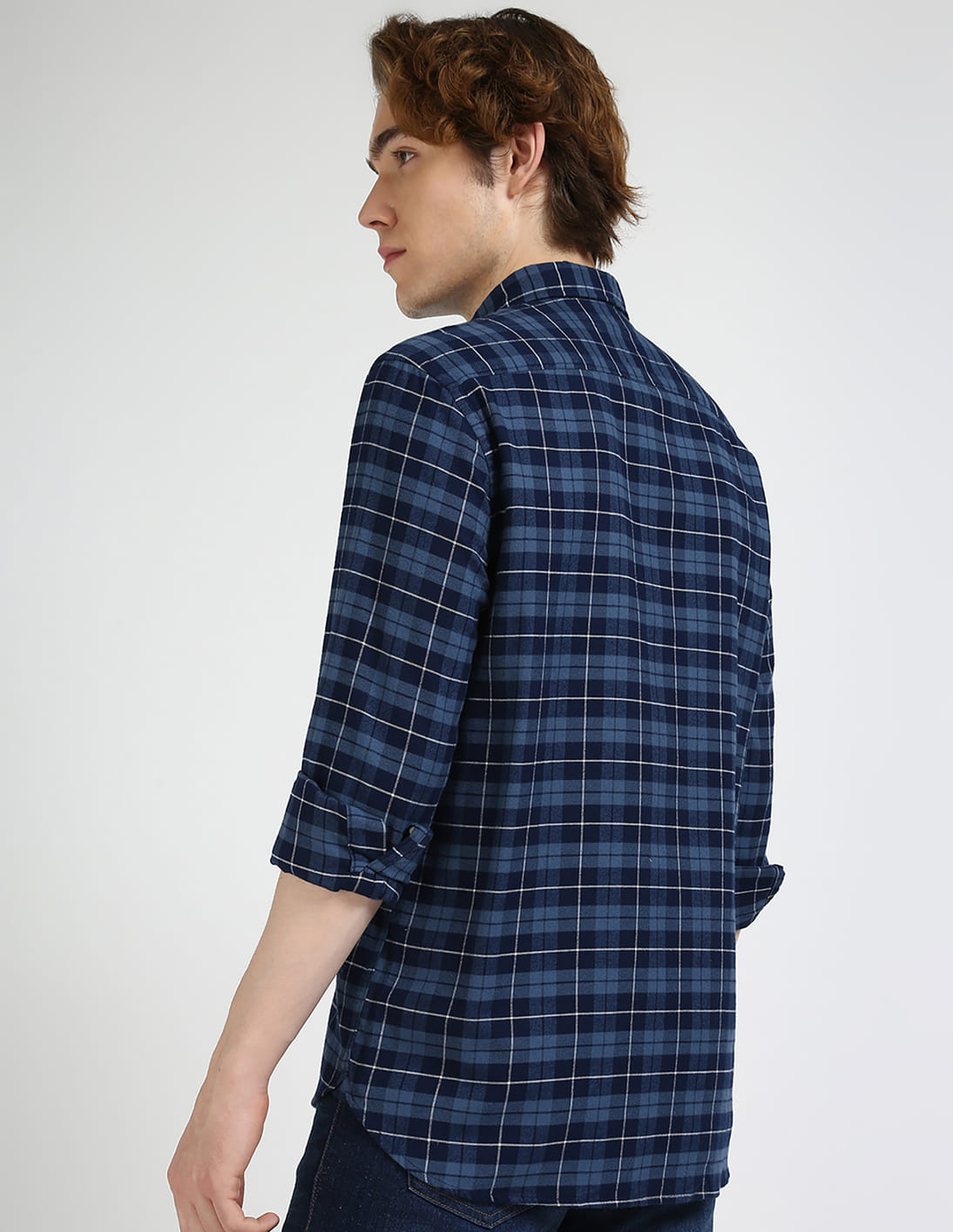 Buy Tommy Hilfiger Brushed Easy Check Regular Fit Shirt - NNNOW.com