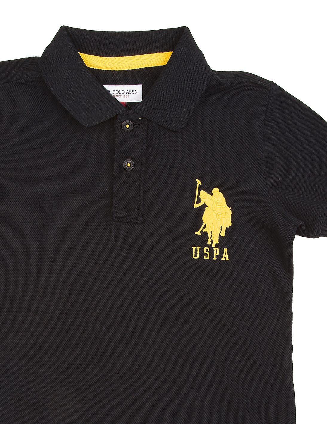 Buy U.S. Polo Assn. Kids Solid Pique Polo Shirt - NNNOW.com