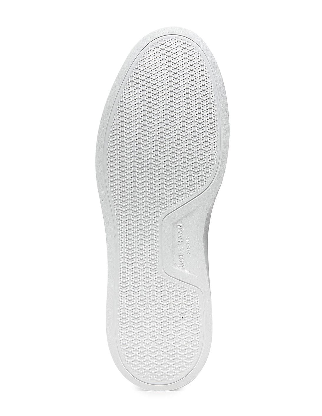 Buy Cole Haan Men White Lace Up Grandpro Rally Laser Cut Sneakers