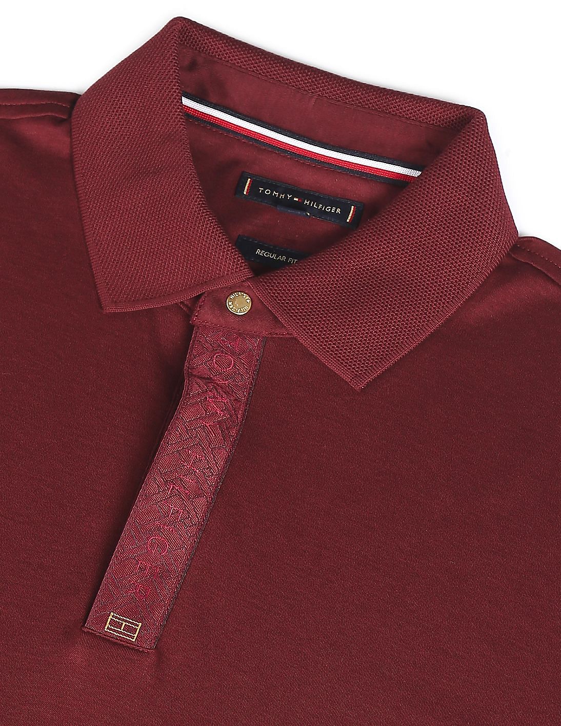 Tommy Hilfiger polo shirt for men, red - متجر روج سفن