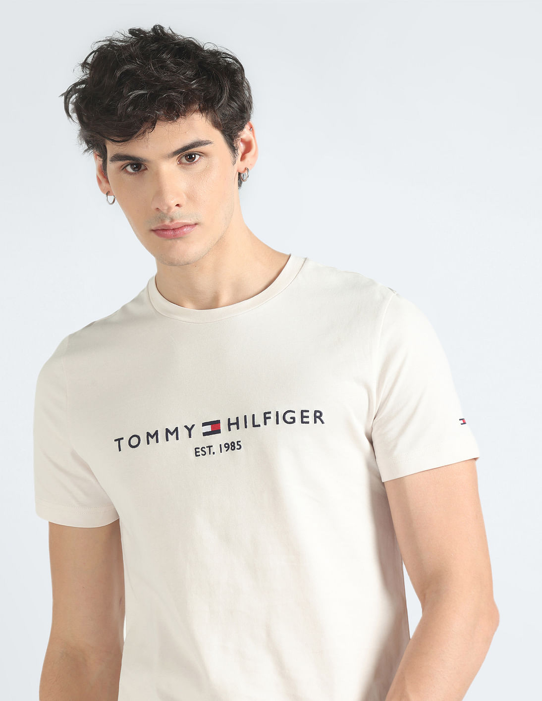 Buy Tommy Hilfiger Organic Cotton Slim T-Shirt - NNNOW.com