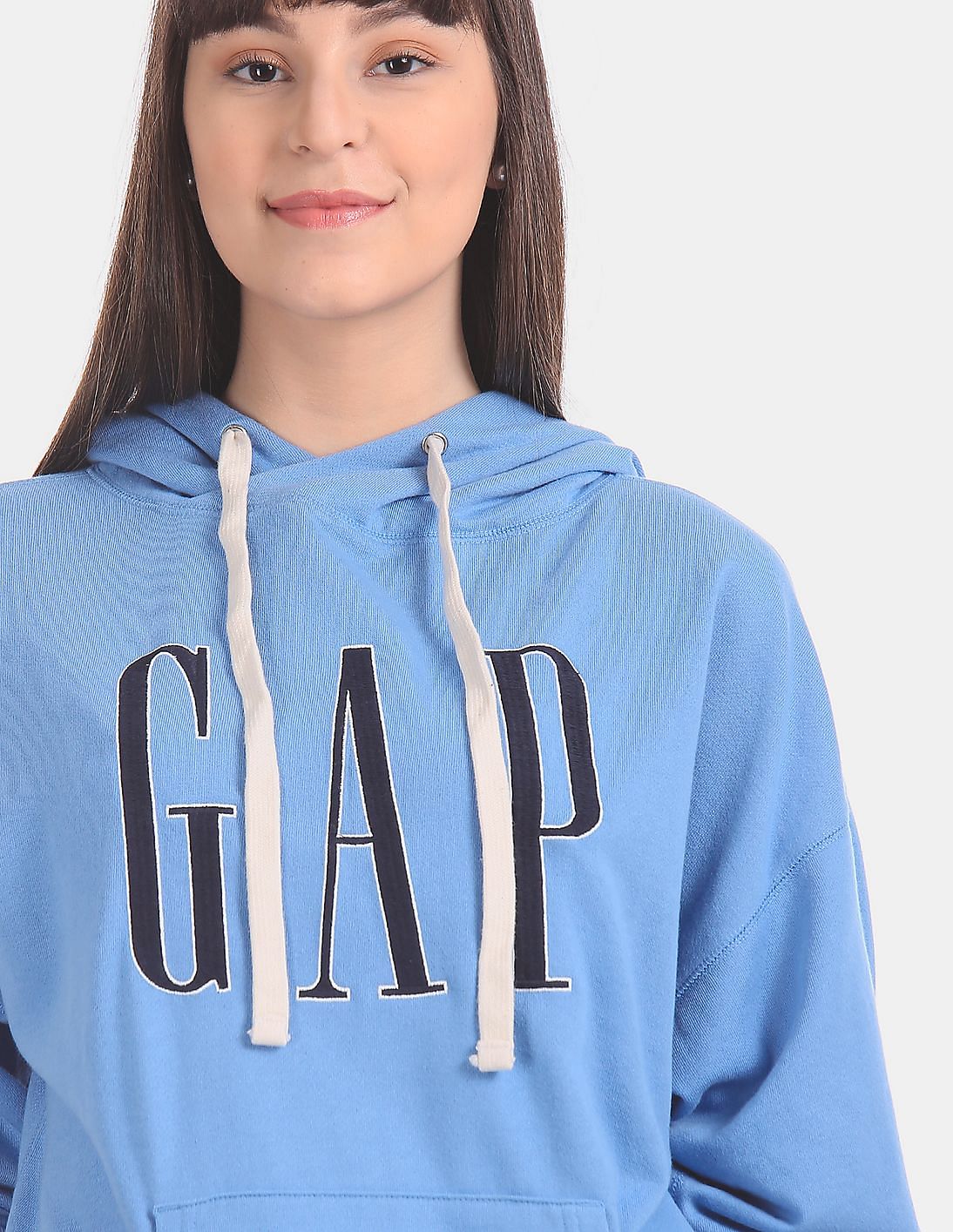 Gap light blue on sale hoodie