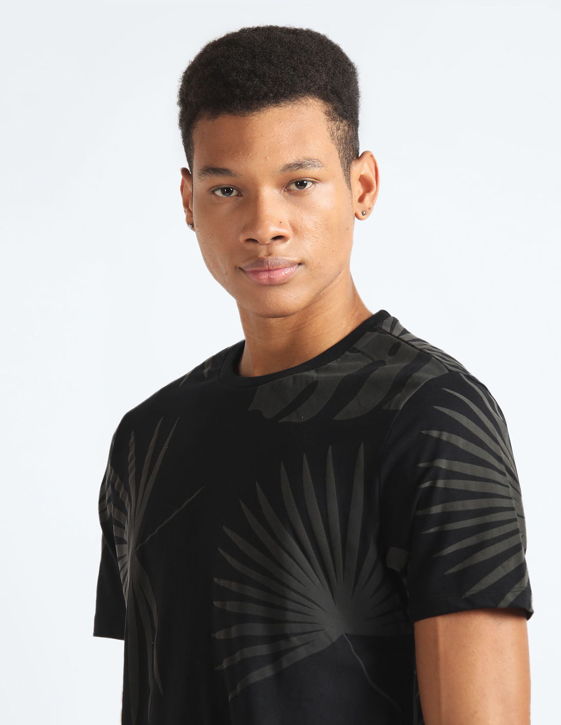 Buy Flying Machine Tropical Pigment Print T-Shirt - NNNOW.com