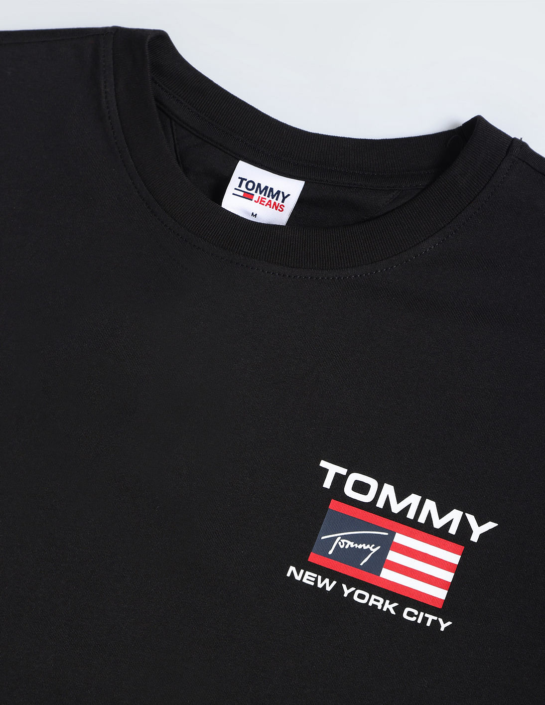 T-shirts Tommy Jeans Classic Athletic Twisted Logo Tee White