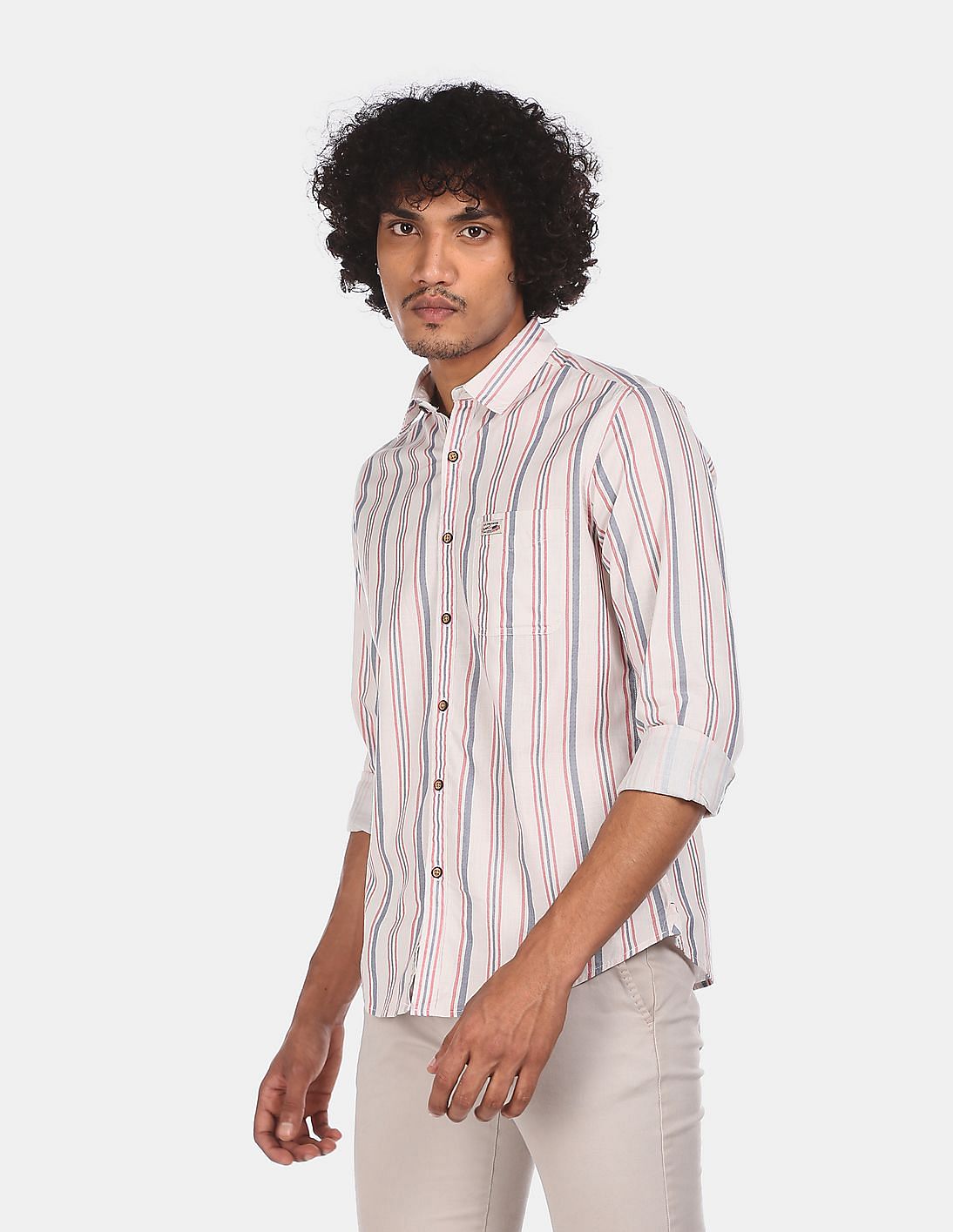 Buy U.S. Polo Assn. Long Sleeve Woven Stripe Casual Shirt - NNNOW.com