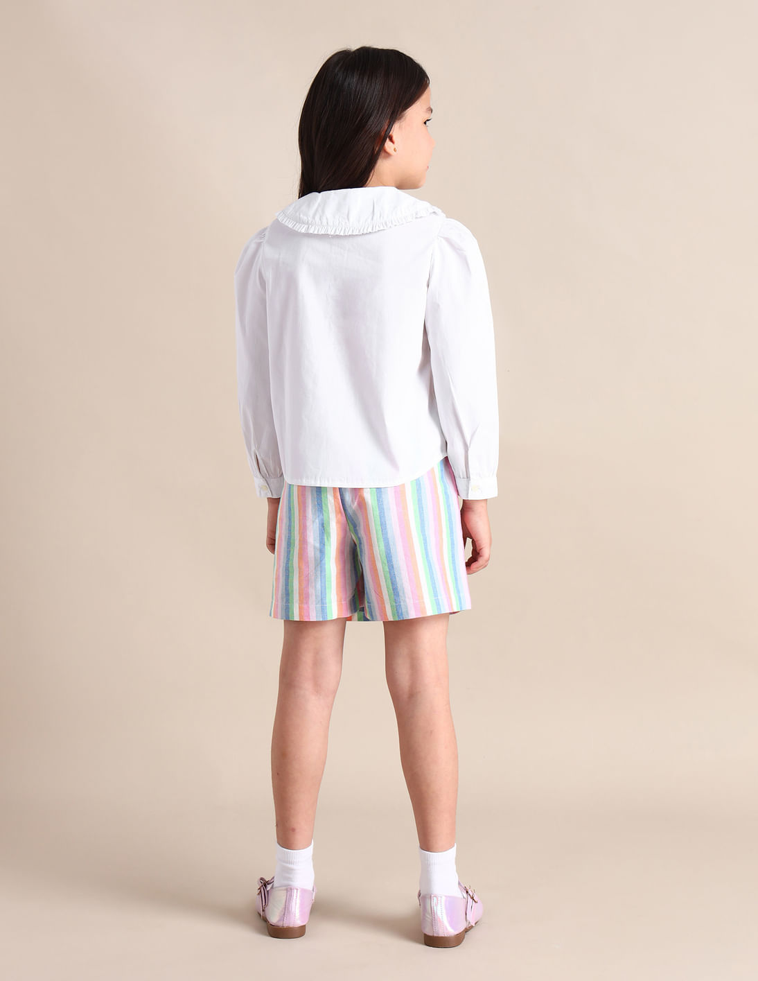 トップス 3y Seal Gray Misha & Puff Peter Pan top 3y Seal Gray Misha & Puff Peter Pan top