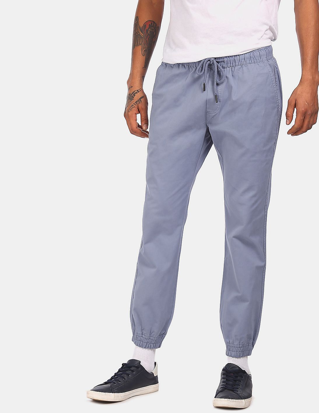 light blue joggers