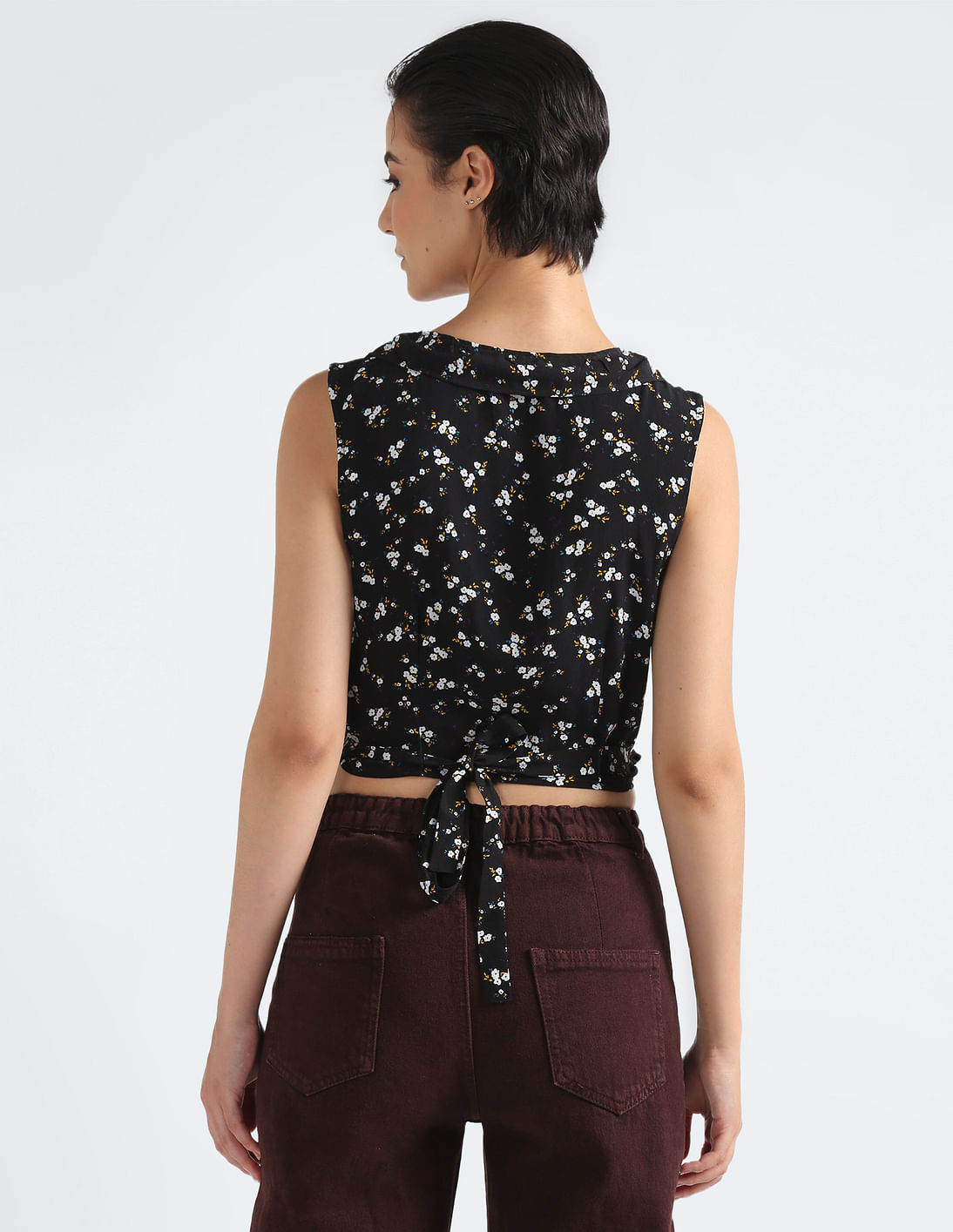 Buy Tommy Hilfiger Floral Ruffle Wrap Top - NNNOW.com