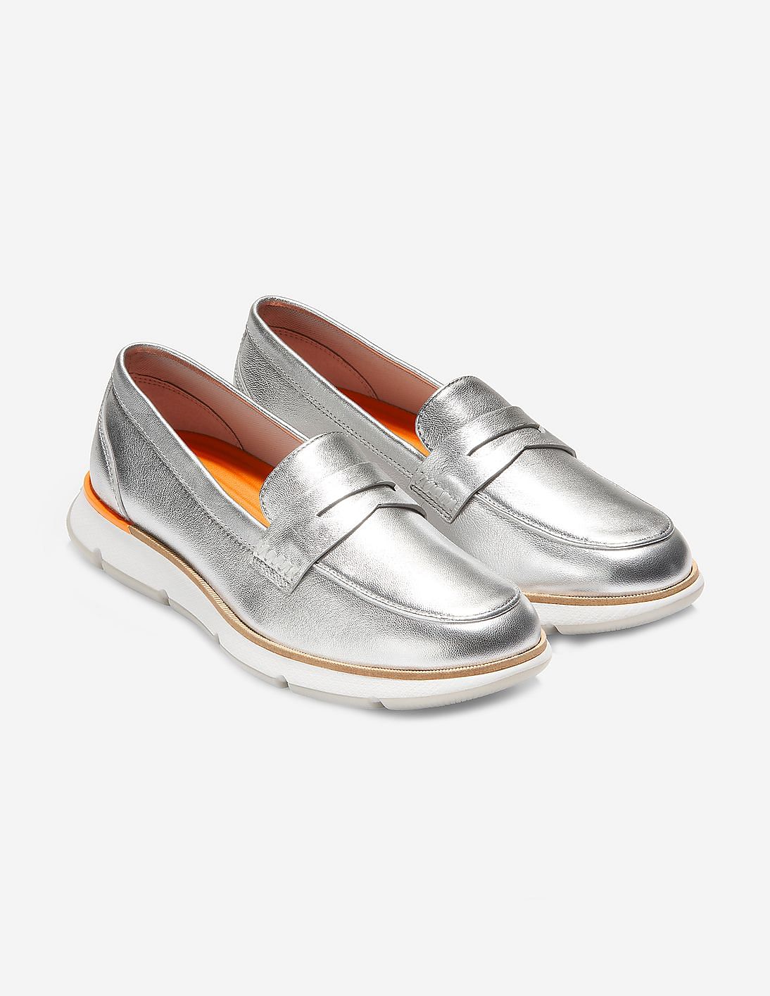 ◆COLE HAAN◆ORIGINALGRAND PENNY LOAFER C39400 GREY / IVORY Grandpro Topspin Penny Loafer | Oak Hall, Inc.