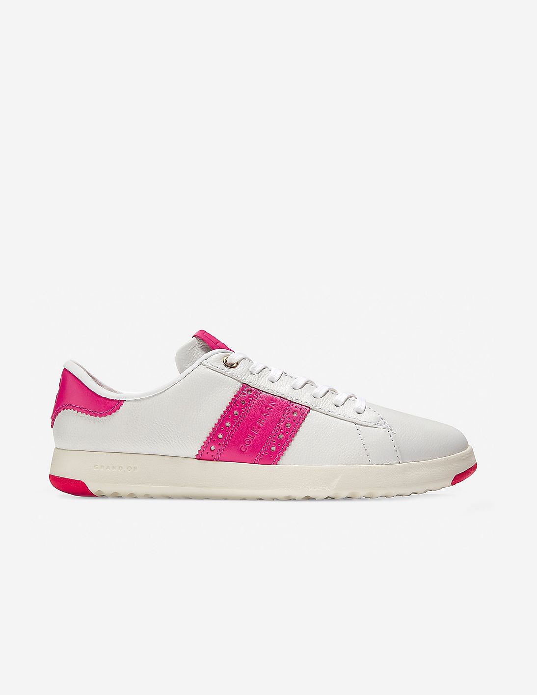 Buy Cole Haan Women Ivory And Fuchsia 