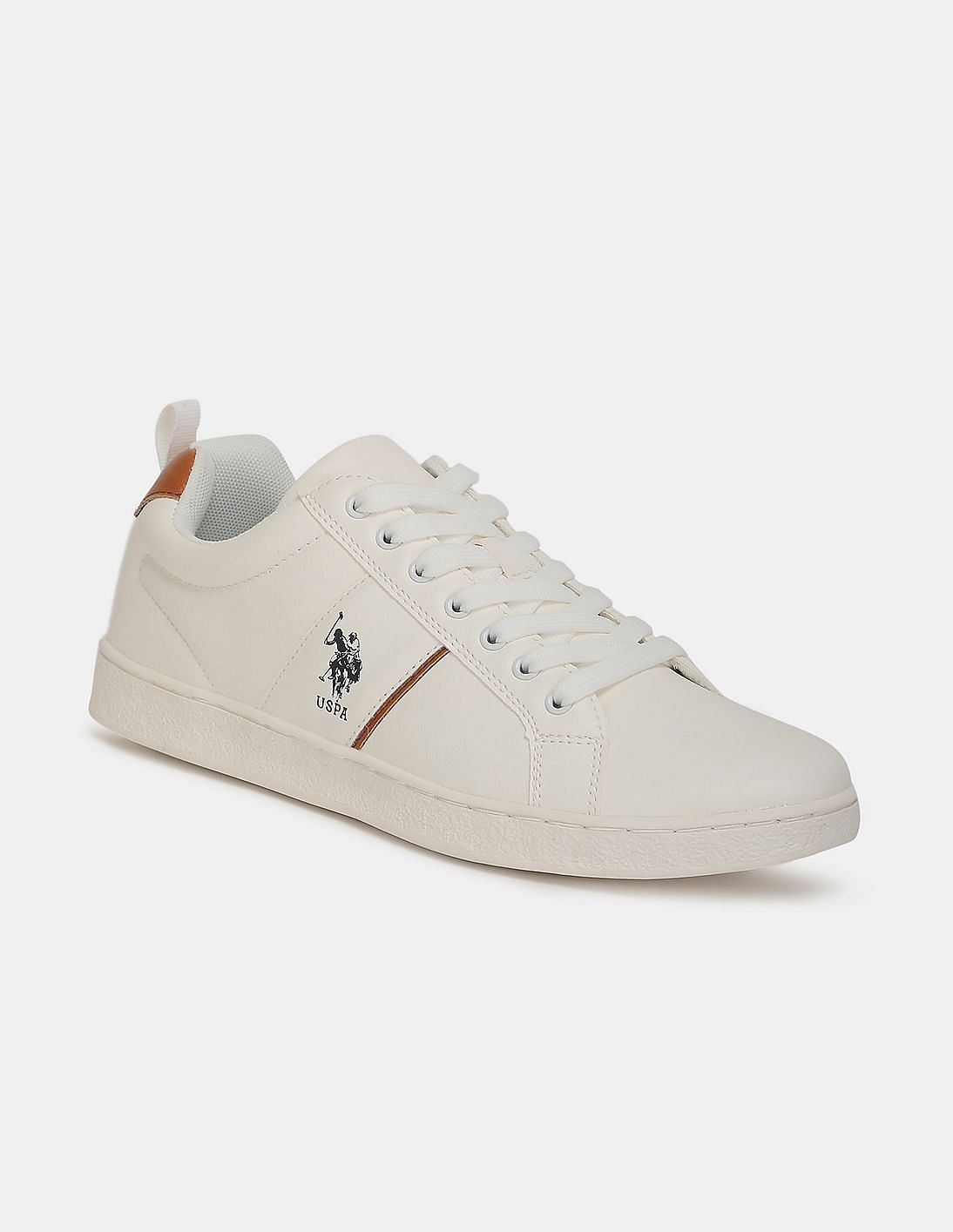 Buy U.S. Polo Assn. Contrast Sole Lace Up Salvador Sneakers - NNNOW.com