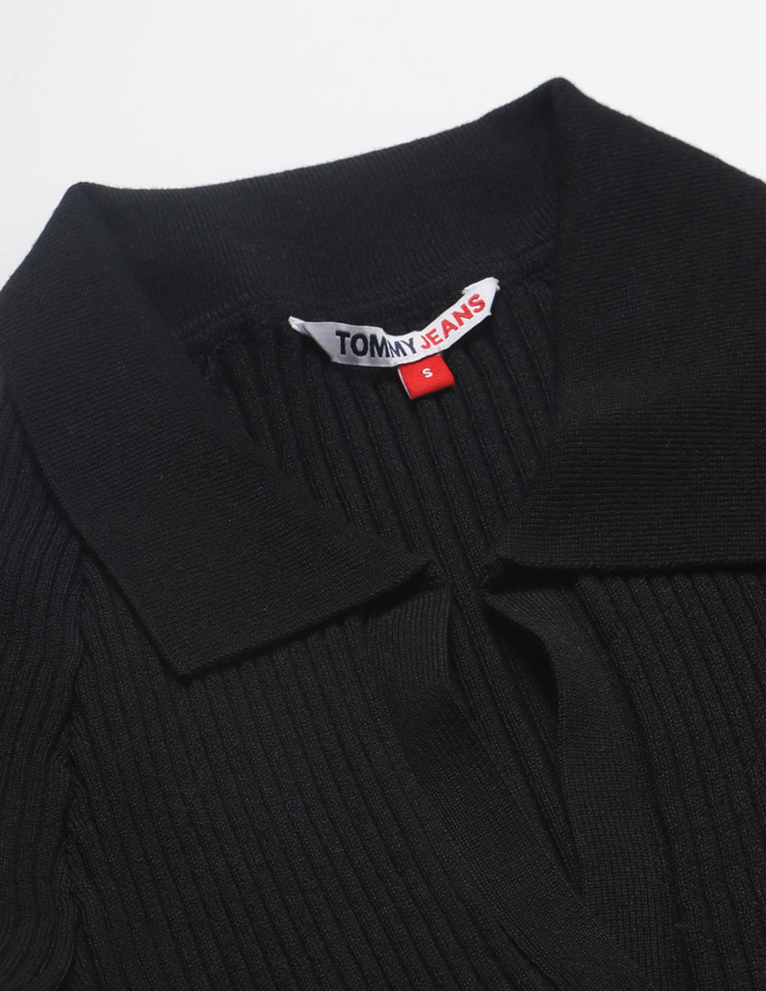 ワンピース [ ] Black Logo Badge Polo Collar Lip Dress Buy Tommy Hilfiger Polo Collar Logo Badge Sweater Dress
