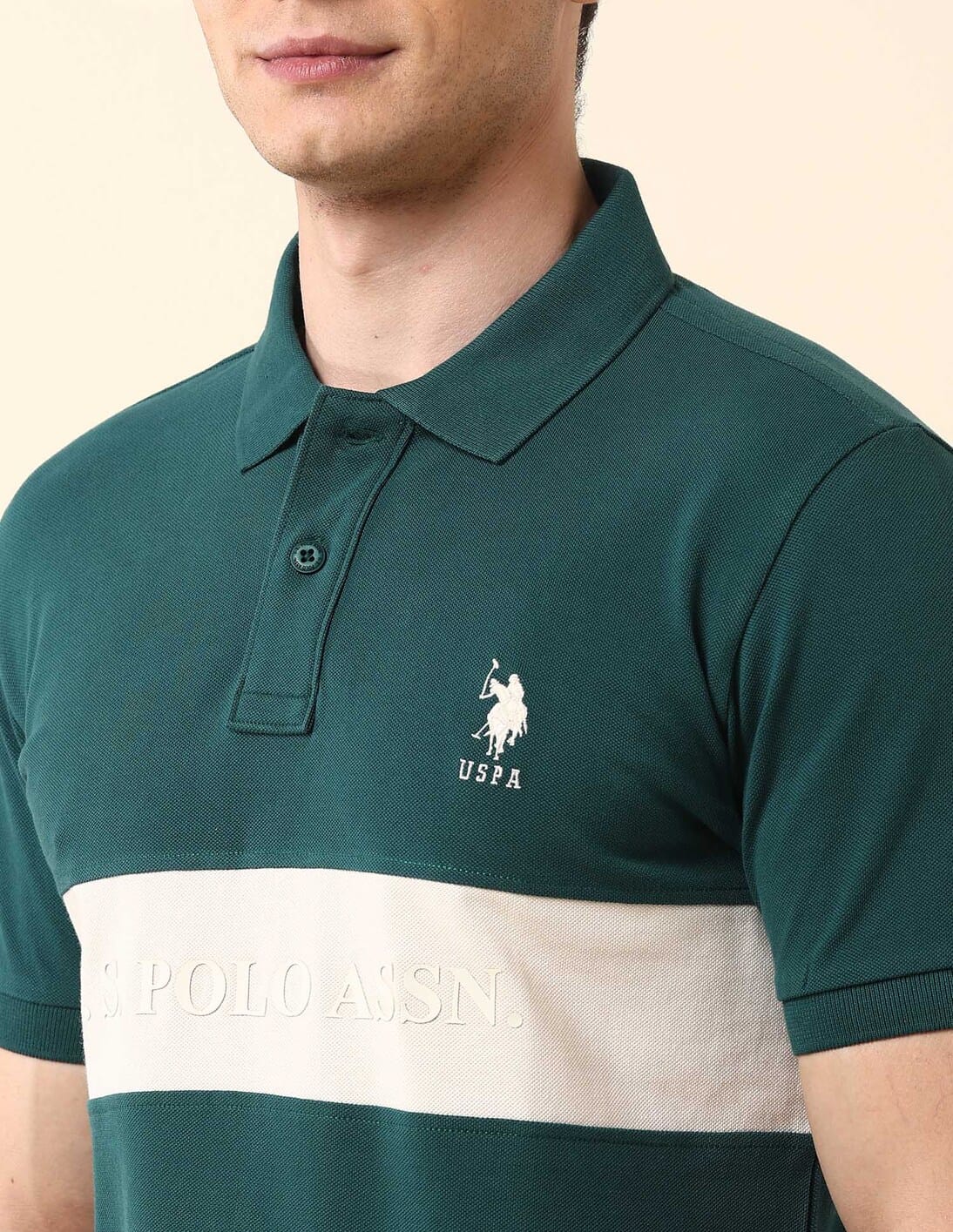 Buy U.S. Polo Assn. Brand Embossed Classic Polo Shirt - NNNOW.com