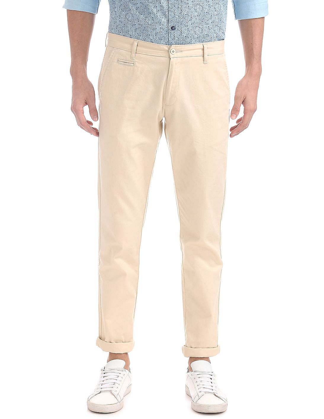 Buy Ruggers Modern Fit Flat Fit Trousers - NNNOW.com
