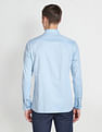 Arrow Patterned Dobby Slim Formal Shirt